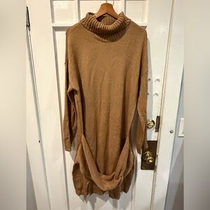 Almost Famous Ribbed Tan Sweater